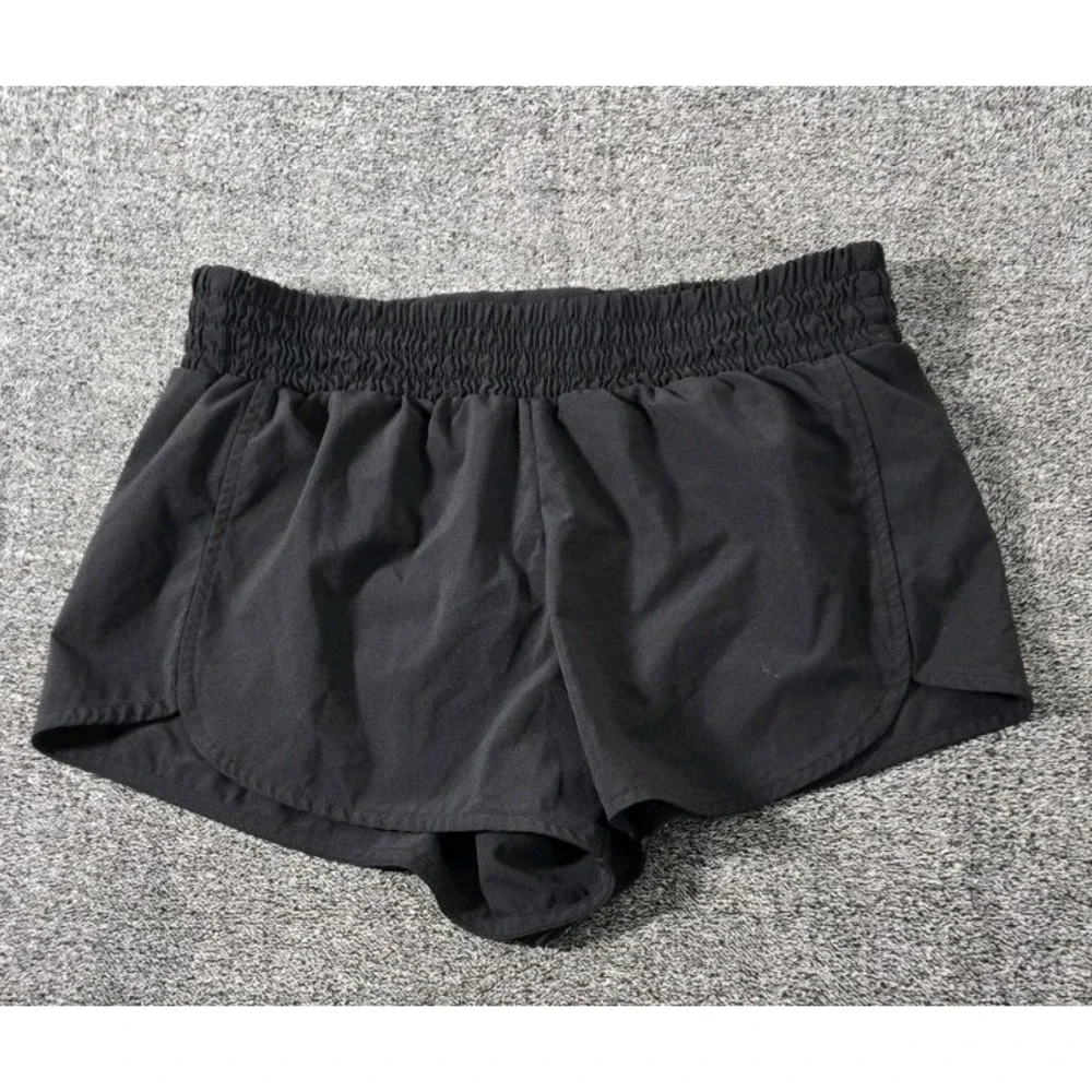 Zella Women Black Athletic‎ Runnjng Yoga Sports Shorts Sz Medium 28x3